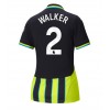 Manchester City Kyle Walker #2 Bortedrakt Kvinner 2024-25 Kortermet